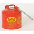 thumbnail image 1 of Eagle 258-U251SX5 5 gal Type ll Safety Can Flex Hose, Red, 1 of 1