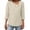 Beige, variant on Tqcoqu Womens Cotton Linen Shirts Summer Trendy Shirts 3/4 Sleeve Square Neck Blouses Button Down Gauze Tees Casual Tops,Beige Women's S-XXL