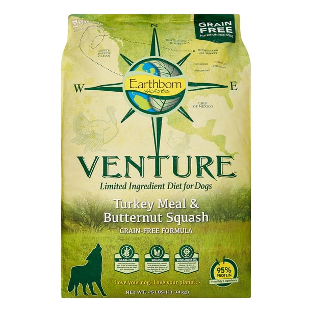 Earthborn Holistic Venture GrainFree Limited Ingredients Turkey