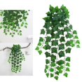 thumbnail image 1 of 1 hebra Artificial hiedra hoja plantas vid colgante falso follaje flores hogar cocina jardín Oficina boda decoración de , hojas de camote Macarena plantas de hojas de hiedra realistas, 1 of 8