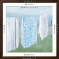 thumbnail image 5 of Art.com Laundry Day II Art Print by Danhui Nai, Brown Frame Wall Art, 38" x 38", 5 of 5