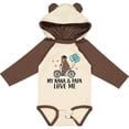 thumbnail image 3 of Inktastic My Nana Papa Love Me Grandchild Boys Long Sleeve Baby Bodysuit, 3 of 5