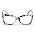 thumbnail image 3 of Women Big Lens Butterfly Reading Glasses - Fun Cateye Clear Lens Readers - Vintage Fashion, 3 of 4
