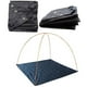 thumbnail image 5 of Huella de la tienda shamjiam Impermeable 2 m Negro 200x150cm, 5 of 9