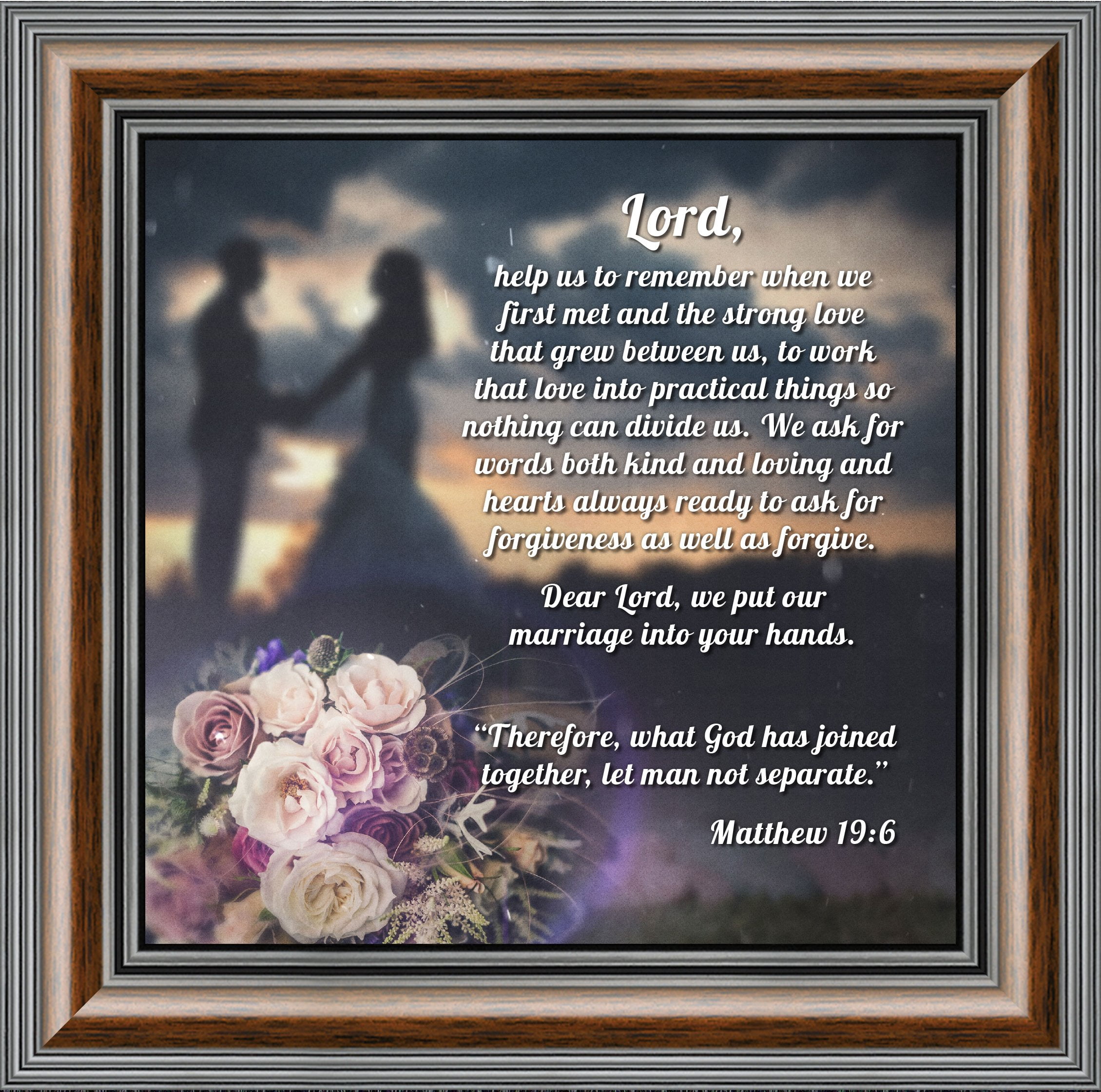 Christian Wedding Gifts for Couple, Engagement Gift for Bride and Groom