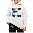 thumbnail image 2 of Outfits for Boys 10-12 Zipper Hoodie Sweatpants And Hoodie Set Tracksuit Long Sleeve Sweatshirts Pullover Jogger Pants Sweatsuit Outfits 2Pc Z0F-White, 9-10 Years, 2 of 4