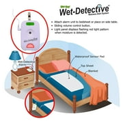 Wet-Detective Incontinence Alert System (Alarm + 2 Sensor Pads)
