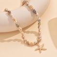 thumbnail image 5 of NICKSUN Shell Choker Necklace for Women Adjustable Natural Seashell Necklace Handmade Cowrie Shell Clavicle Necklace Beach Boho Jewelry, 5 of 8