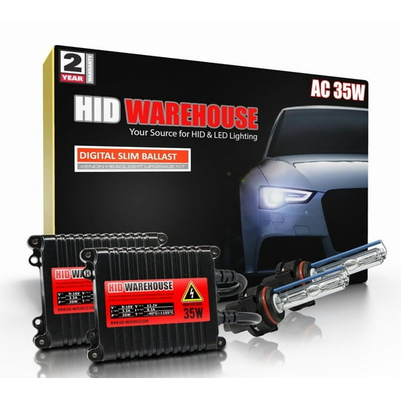 HID-Warehouse AC 35W HID Kit Xenon Light Headlight 5202 5000K - Bright White