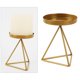 thumbnail image 4 of Candebros de hierro , candebros geométricos, para bodas, fiestas, chimenea, hogar y decoración navideña - De oro S Dorado S Sunnimix portavelas geométrico, 4 of 8