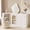 White, variant on Fnova 78" Corner Vanity Desk with 3 Drawers, Modern Makeup Vanity Desk with Extendable Table & Reversible Cabinet for Bedroom (Without Mirror) (Black)