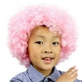 thumbnail image 2 of Party Disco Funny Afro Clown Hair - Football Fan Adults Afro Masquerade Wig, Colorful Explosion Head for Costume Party, Carnival, Festivals, Halloween, Fun Themed Party Accessory f Makeup Organizers, 2 of 2