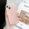 thumbnail image 5 of for Silicone iPhone 14 Case Slim Women Girls Heart with Soft Anti-Scratch Microfiber Lining Protective Phone Cases for iPhone 14 Light Pink, 5 of 10