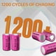 thumbnail image 4 of Batería recargable 1/2 AA BOANV 14250, 3,7 V, 450 mAh, 10 unidades, 4 of 6
