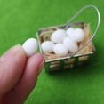 thumbnail image 5 of 1/12 Scale Dollhouse Egg Basket Pretend Toys Decorations, 5 of 8