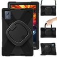 thumbnail image 2 of For Lenovo Tab K11 Plus 11.5 Inch 2024 Case, 360 Rotatable Handle Stand, Shoulder Strap, Drop-Proof Design, Black, 2 of 7