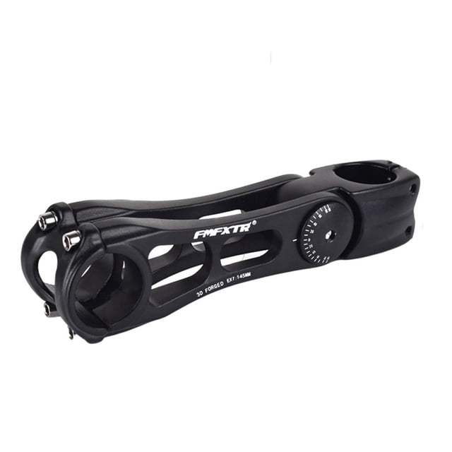 Vástago de Bicicleta Ajustable ± 85 degree Vástago de de Aleación de Aluminio Vástago de Manillar Corto para Bicicleta de Montaña, Bicicleta de Carrete 145 mm Soledad Vástago de bicicleta