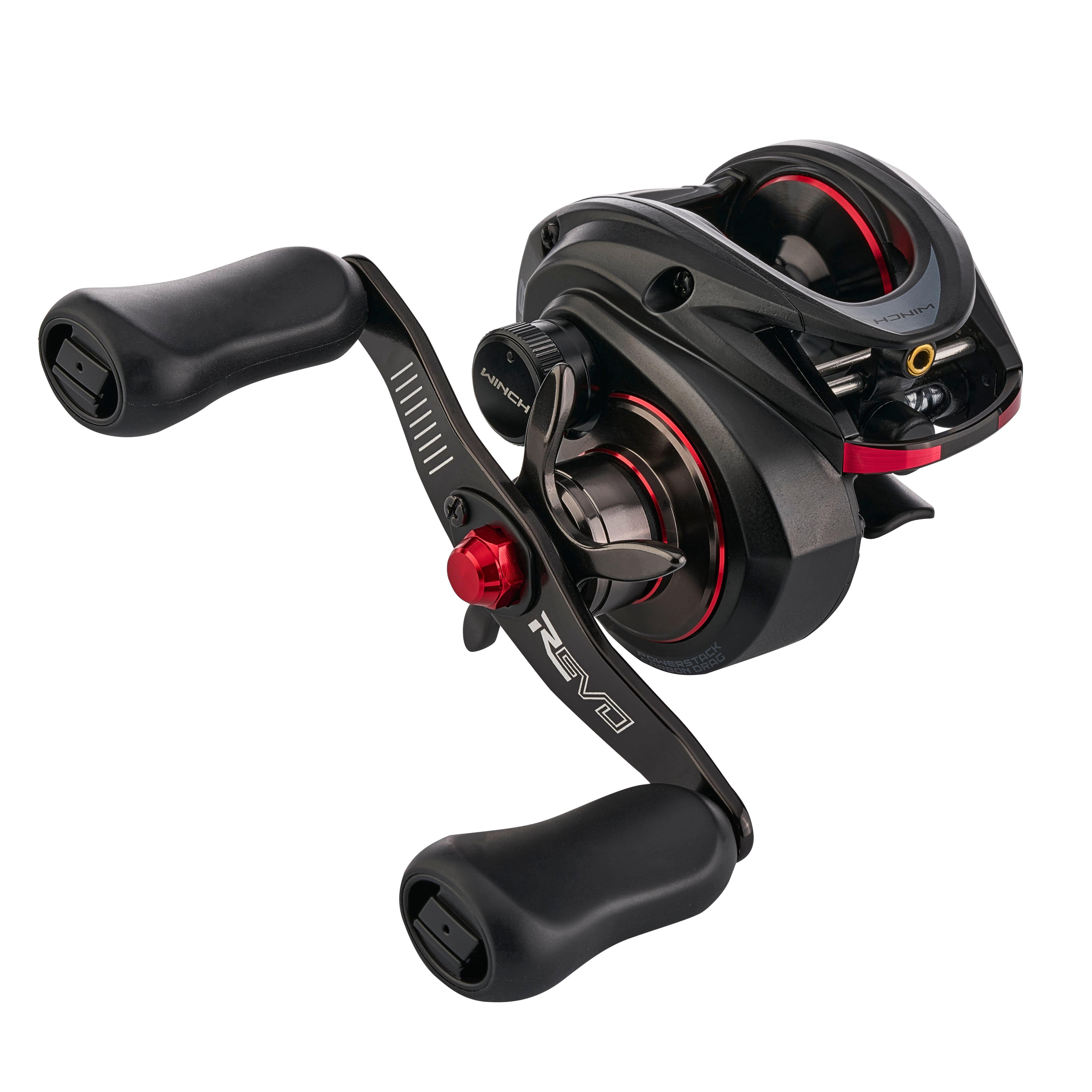 リール Abu Garcia REVO WINCH LP 5.4:1 Abu Garcia Revo® Winch Low Profile Reel, Right Hand Fishing Reel
