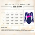 thumbnail image 4 of Sholeno Kids Girls Long Sleeve Gymnastics Leotards Ballet Dancewear One-piece Short Unitard Bodysuit Fairy Navy 10, 4 of 4