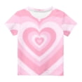 thumbnail image 4 of Gubotare Girls T Shirts Athletic Girls Graphic Print Crewneck Short Sleeve Tops Cute Casual Summer Tees (Light Pink,10-11 Years), 4 of 5