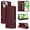 Winered, variant on Allytechgroup Wallet Case for iPhone 15 Plus, Built-in Credit Card Slot RFID Blocking PU Leather Flip Stand Magnetic Closure Case Military Grade Drop Protection for iPhone 15 Plus, Rosegold