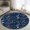 Dark Blue, variant on Rectangle Area Rugs 2 x 3 Ft, Black White Cartoon Space Non-Slip Residential Carpet, Star Spacecraft Rocket Meteorite Indoor Crawling Mats Runner Rugs for Living Room/Dining Room/Bedroom