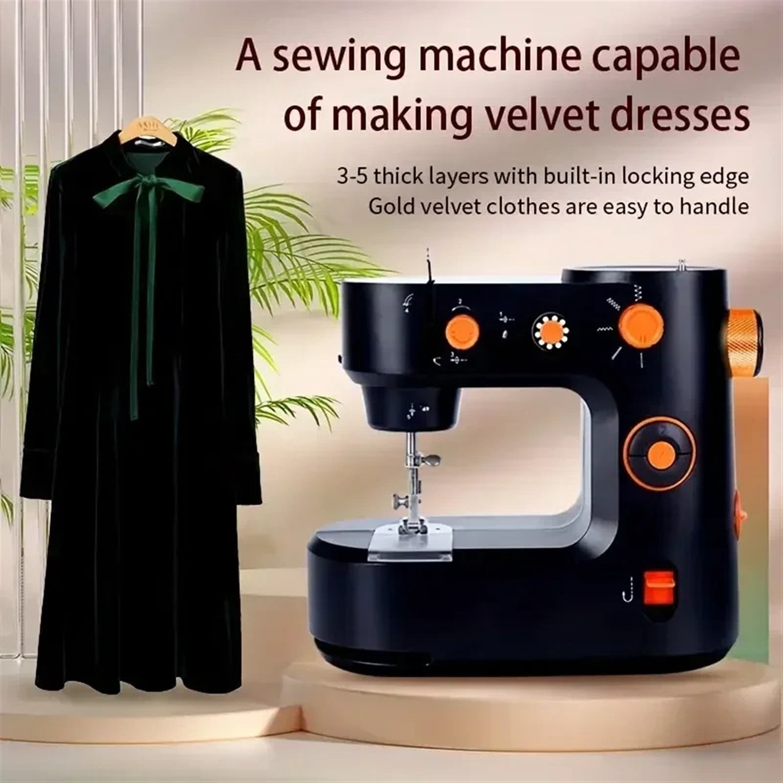Household Small Electric Sewing Machines For Clothing Sewing Tools Portable Electric Sewing And Edge Locking Machines