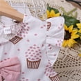 thumbnail image 5 of TAIAOJING Kids Toddler Baby Girls Spring Summer Print Cotton Sleeveless Tops Shorts Outfits Clothes For 1-2 Years, 5 of 8