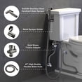 thumbnail image 5 of Boyel Living Single-Handle Bidet Faucet with Sprayer Holder,Bathroom Handheld Bidet Sprayer Stainless Steel and Flexible Bidet Hose in Gun Grey, 5 of 11