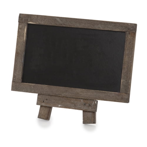 Mini Wooden Chalkboard with Easel 5in