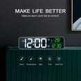 thumbnail image 5 of F-8810 Luminous LED Silent Electronic Digital Alarm Clock For Bedrooms-Black, 5 of 6