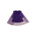 thumbnail image 2 of Gupgi Ensemble de Robes d'Halloween pour Filles, 1 2 3 4 5 6 Ans Robe à Manches Longues Imprimé Squelette + Châle en Tulle à Sequins, 2 of 9