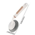 thumbnail image 3 of Vxdvou Long Handled Pot Brush, Kitchen Cleaning Brush with Replaceable Head, Non-Stick Scrub Brush for Pots & Pans, Ergonomic Kitchen Cleaning Tool, Kitchen Organization & Essentials, 3 of 8