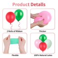 thumbnail image 3 of Balloons Biapian, 60 unidades, 12 pulgadas, látex rojo, verde y rosa, fiesta, 3 of 8