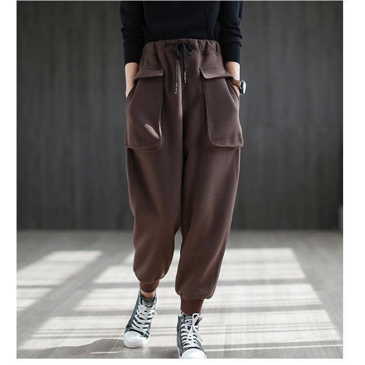 womens lined track pants