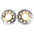 thumbnail image 1 of Arashi Front Brake Disc Rotors for Yamaha MXT 850 NIKEN 2018-2019 / XSR900 ABS 2016-2019 / XSR 900 ABARTH ABS 2017-2018 Motorcycle Replacement Accessories Gold, 1 of 5