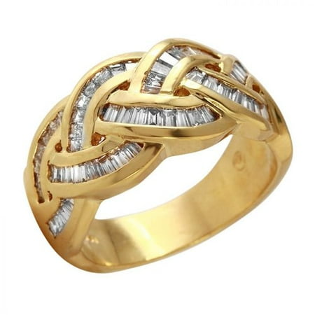Foreli 1.6CTW Diamond 18k Yellow Gold Ring W Cert