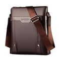 thumbnail image 1 of Bolsos de hombro de cuero de negocios FLhrweasw marrón claro 3 uds, 1 of 5
