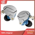 thumbnail image 2 of KZ ZSN Pro Auriculares con cable 1DD + 1BA Tecnología híbrida Auriculares intrauditivos HIFI Bass Metal Tapones para los oídos Movimiento Auriculares con reducción de ruido Tan Jianjun unisex, 2 of 2