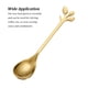 thumbnail image 4 of Matsuzay Juego de cucharas de postre de 12 piezas Disfrute de dulces con estos utensilios de acero inoxidable Tenedores de postre Cocina y Comedor, 4 of 6