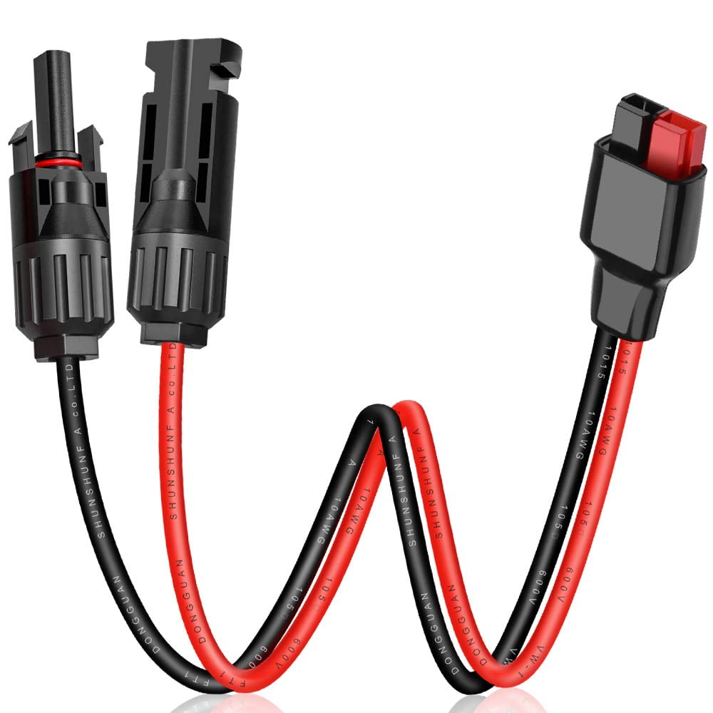 Gadpow 10AWG Solar Panel Cable Connector Kit, Compatible with Solar