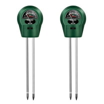 BN-LINK Soil Meter, 3-in-1 Plant Moisture Light PH Tester for Gardening, Farming Indoor & Outdoor Use, No Batteries Needed, 2 Pack, Green