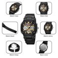 thumbnail image 3 of SKMEI Digital Watch for Men and Women Dual Display Sport Wristwatch with LED Backlight, Stopwatch, Alarm and 3 Time Display Modes, 3 of 6