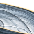 thumbnail image 4 of Oval Glass Vase - 9.5" x 4.5" x 9.5" - Black/Gold, 4 of 9