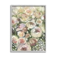 thumbnail image 4 of Stupell Abstract Blooming Garden Flowers Botanical & Floral Painting Gray Framed Art Print Wall Art, 4 of 5