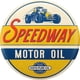 thumbnail image 1 of Placa Metal Vintage SPEEDWAY Pintura Hierro Redonda Con Aceite Arte Pared 30x30cm, 1 of 8