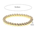 thumbnail image 5 of SmartBy 4mm Beads Bracelets Allergy Free Fine Workmanship Copper Stackable Bead Ball Chain Bracelets for Adult, 5 of 8