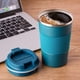 thumbnail image 5 of Taza de café de viaje con agarre antideslizante y estilo funcional, diseño sellado al vacío de acero inoxidable de alta calidad (azul, 510 ml), 5 of 6