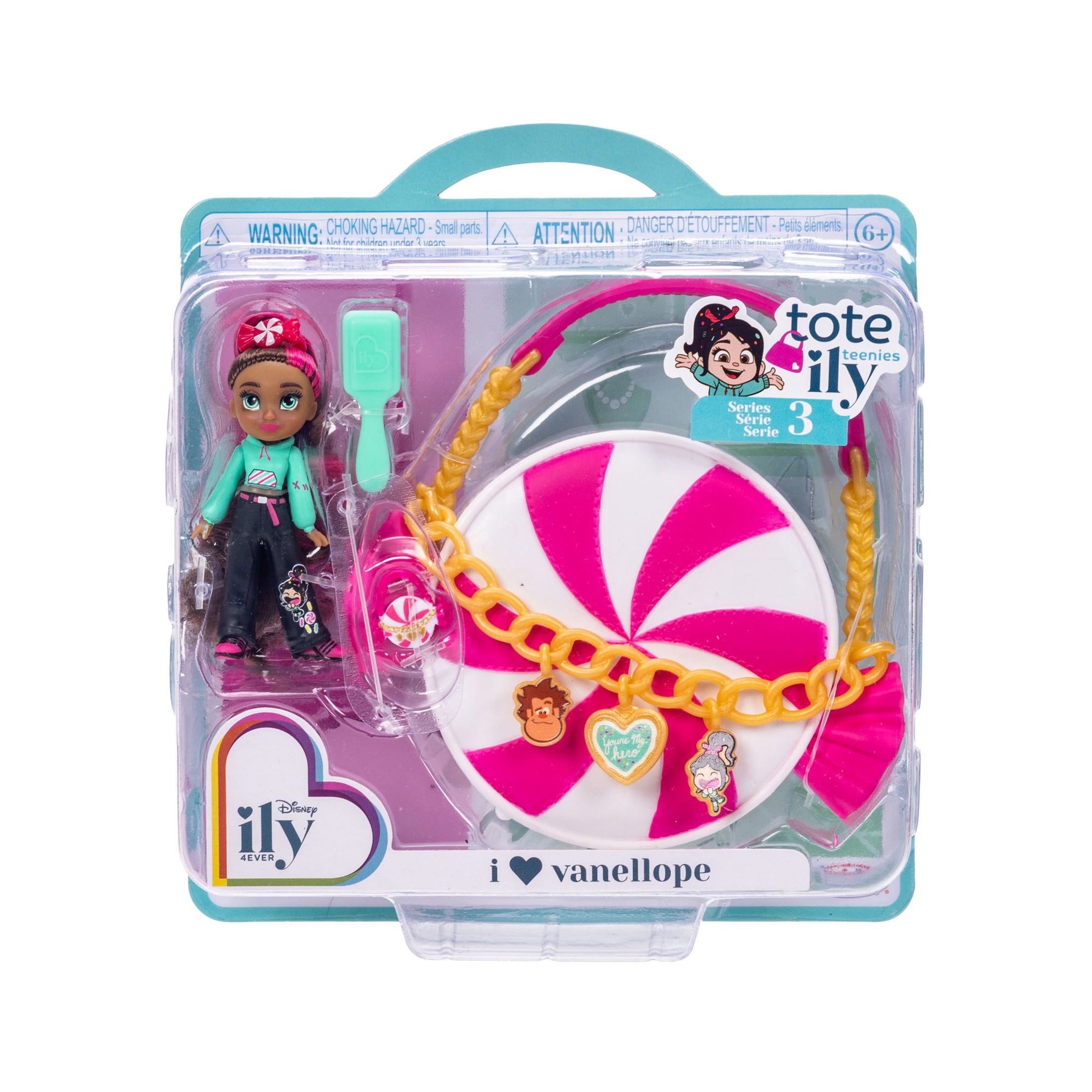 Disney Tote Ily Teenies Series 3 I Love Vanellope Mini Doll