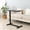 Black, variant on Mobile Standing Desk 90° Tilt Table Height Adjustable Storable Overbed Table 30 Inch Rolling Laptop Desk with Gas Spring Riser and Wheels for Home Office Medical School